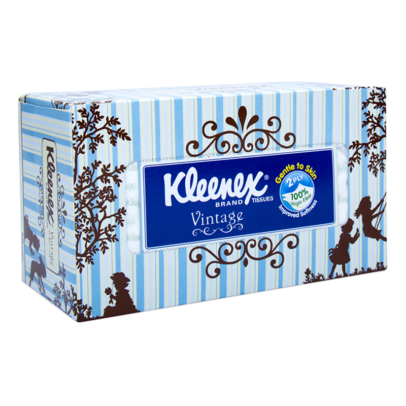 Giấy Hộp Kleenex Vintage (170 Tờ/Hộp) - Giao Mẫu Ngẫu Nhiên