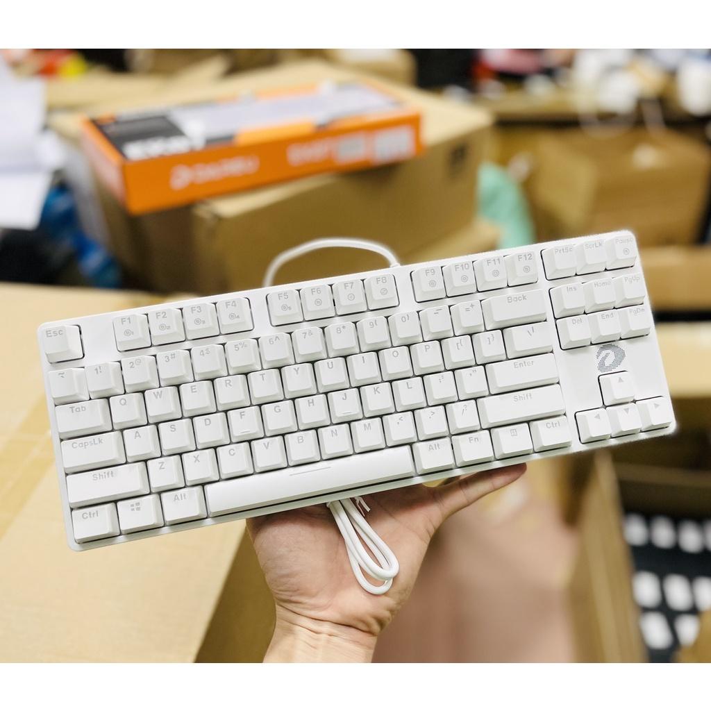 Bàn phím cơ Gaming DAREU EK87 - Trắng White hàng chính hãng