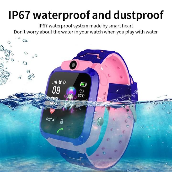 Đồng hồ định vị thông minh cho bé cao cấp Q12 kết hợp nghe gọi cảm ứng chống thấm nước BBShine – DH017