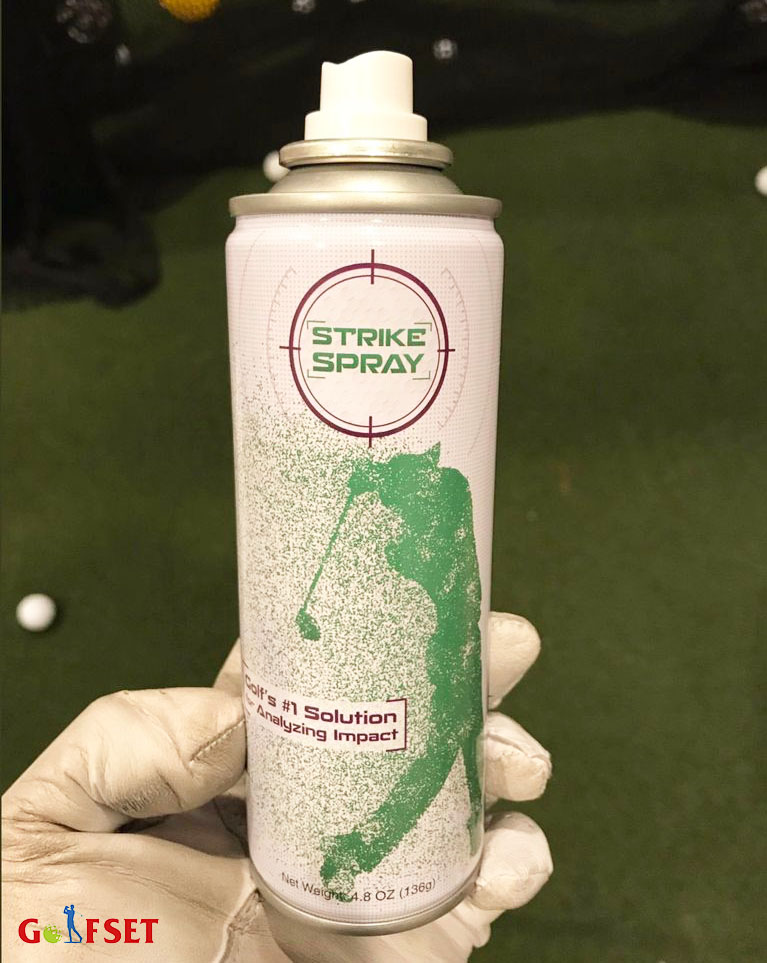 Strike Spray - Bình Xịt Mặt Gậy Golf Phân Tích Điểm Tiếp Xúc Bóng