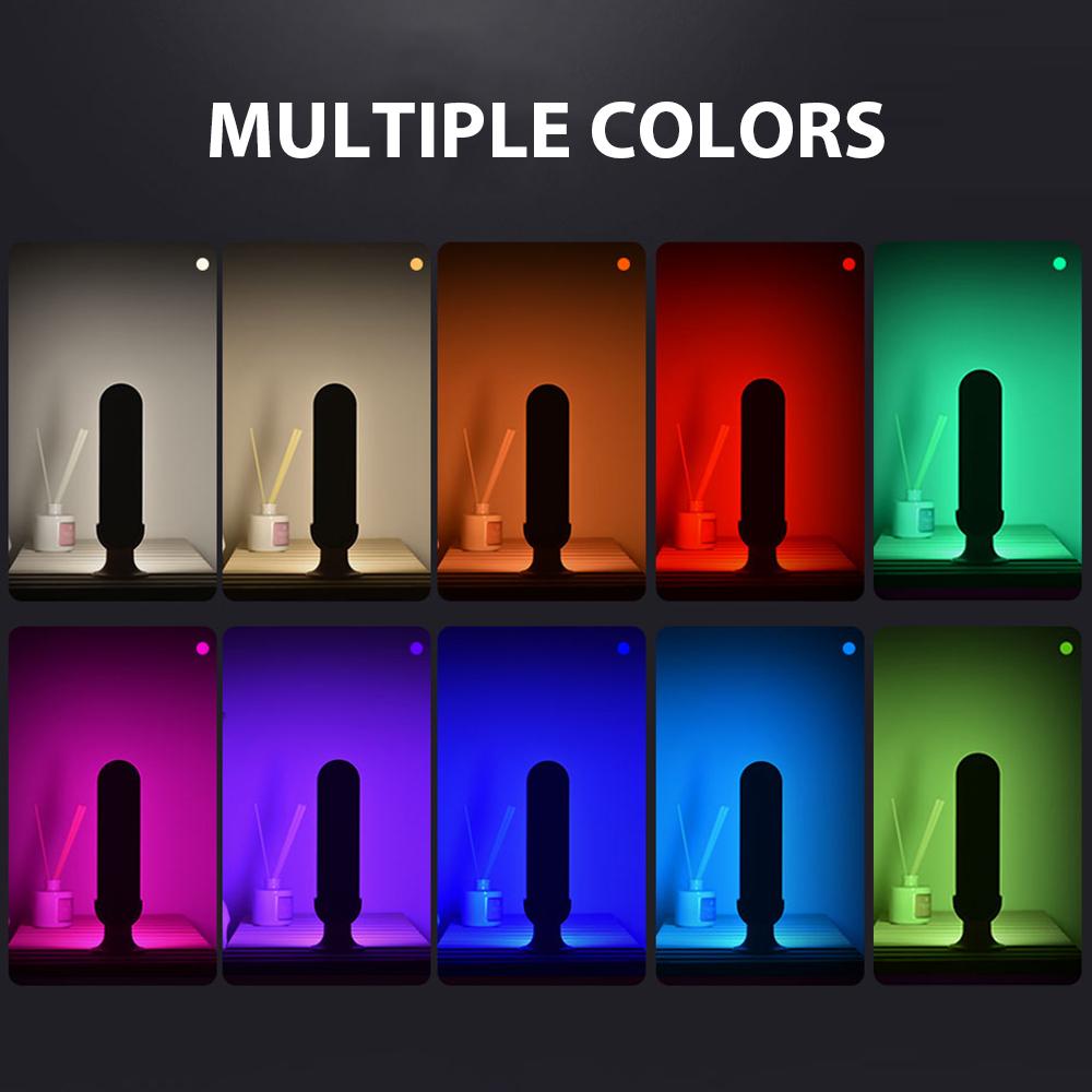 Đèn RGB màu thay đổi di động ánh sáng dịu nhẹ mini cho phòng ngủ cắm trại picnic ngoài trời