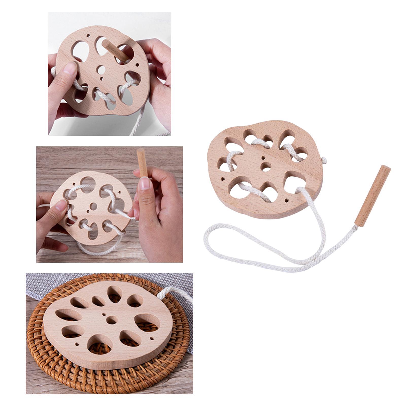 Baby Early Learning Education Toys Wooden Manual for Kids Children Gifts