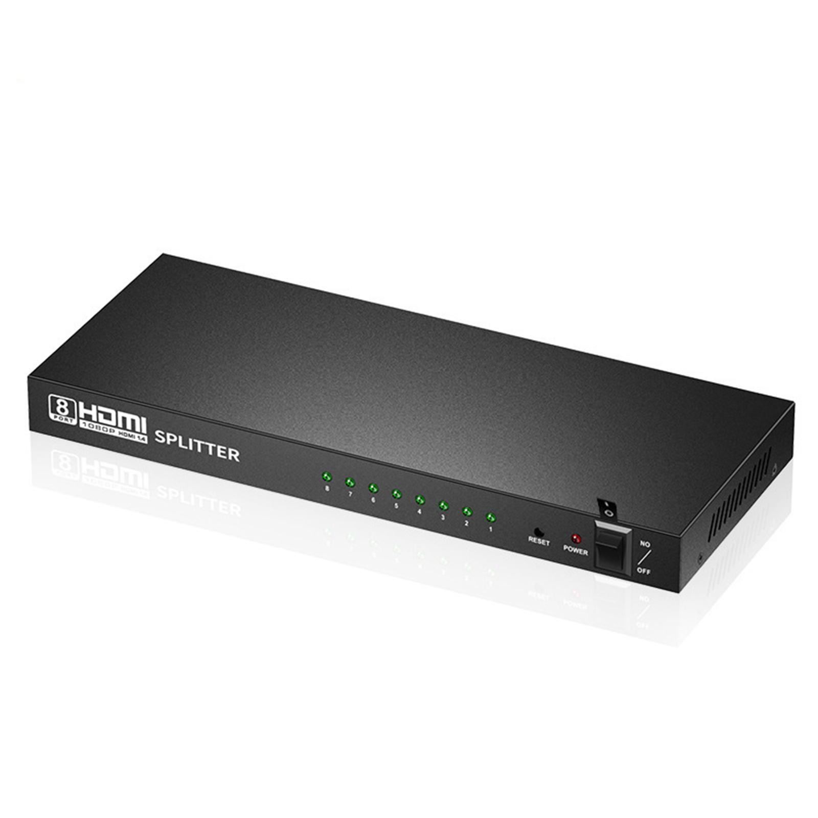 Splitter 1 in 8 Out High Resolution for DVD PS3 Office Teaching