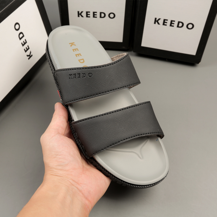 Dép Nam Hai Quai Cao Cấp KEEDO KD7726 Full Box