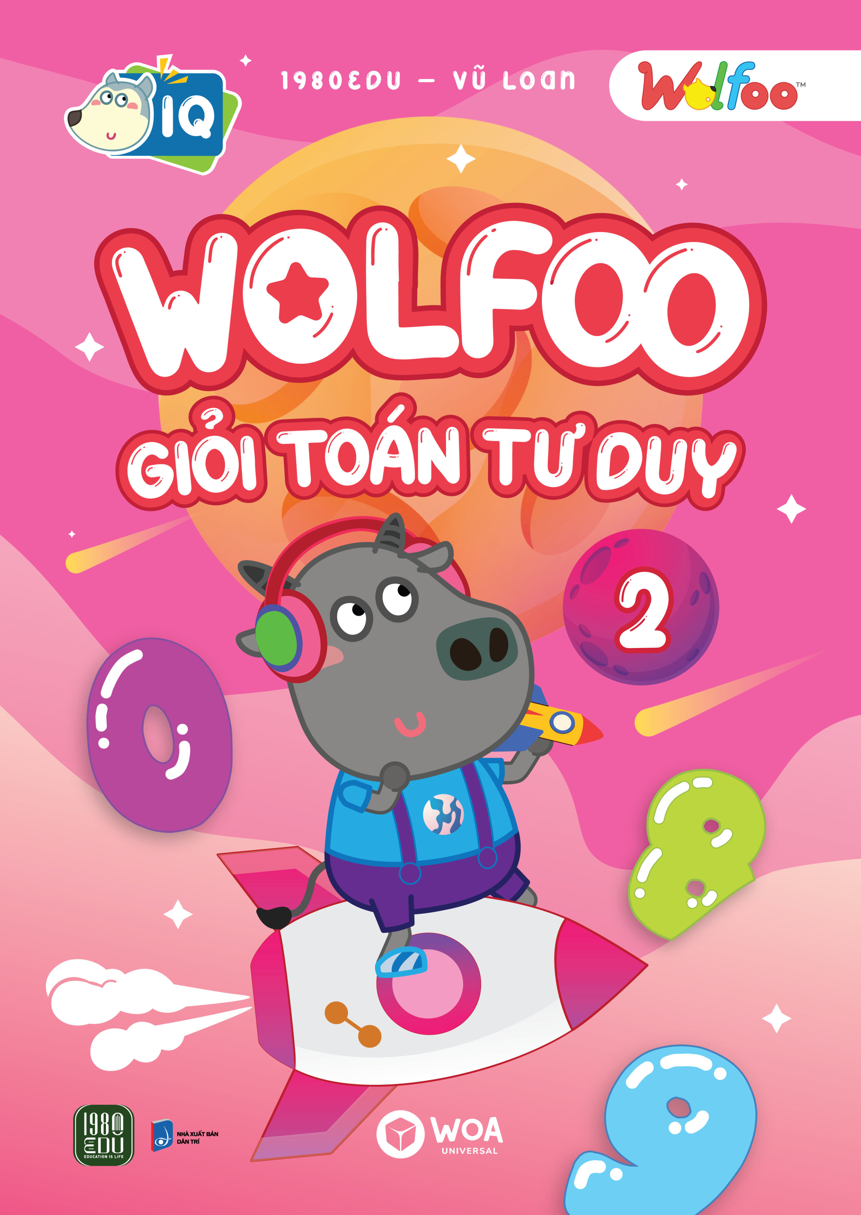 Combo 6 cuốn : Wolfoo Giỏi Toán Tư Duy