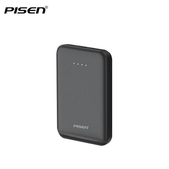 Sạc Dự Phòng Pisen Mini 5000mAh (Type-C, 2xUSB Smart )- Ultra Slim, Hàng chính hãng