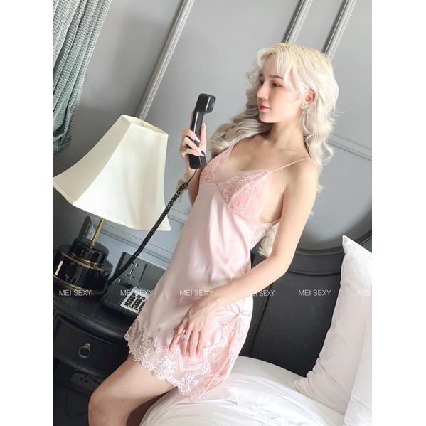 VÁY LỤA PHỐI REN CAO CẤP