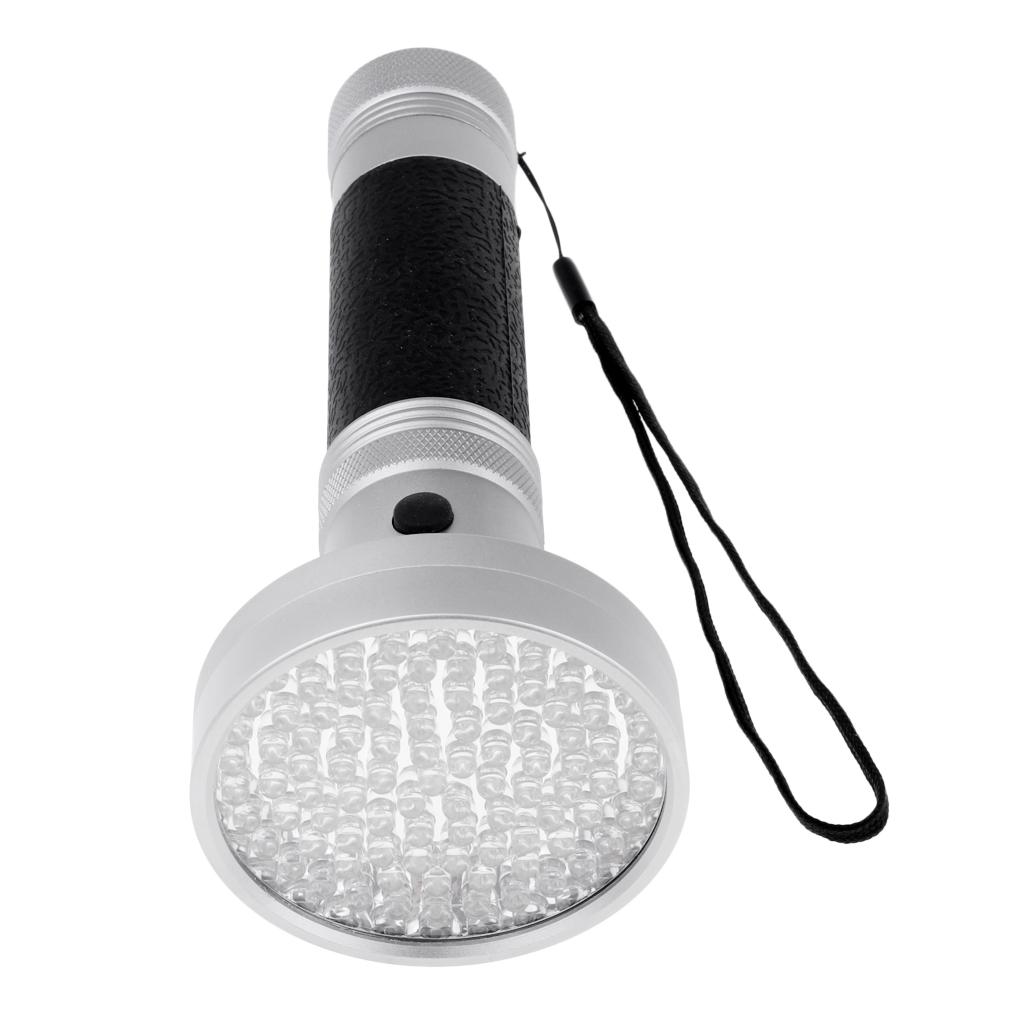 100 LED UV Torch 395nm Ultraviolet Flashlight Blacklight Pet Urine Detection