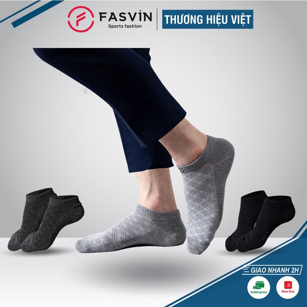 Tất Nam cổ ngắn Fasvin mềm mịn co giãn tốt TN22903.HN