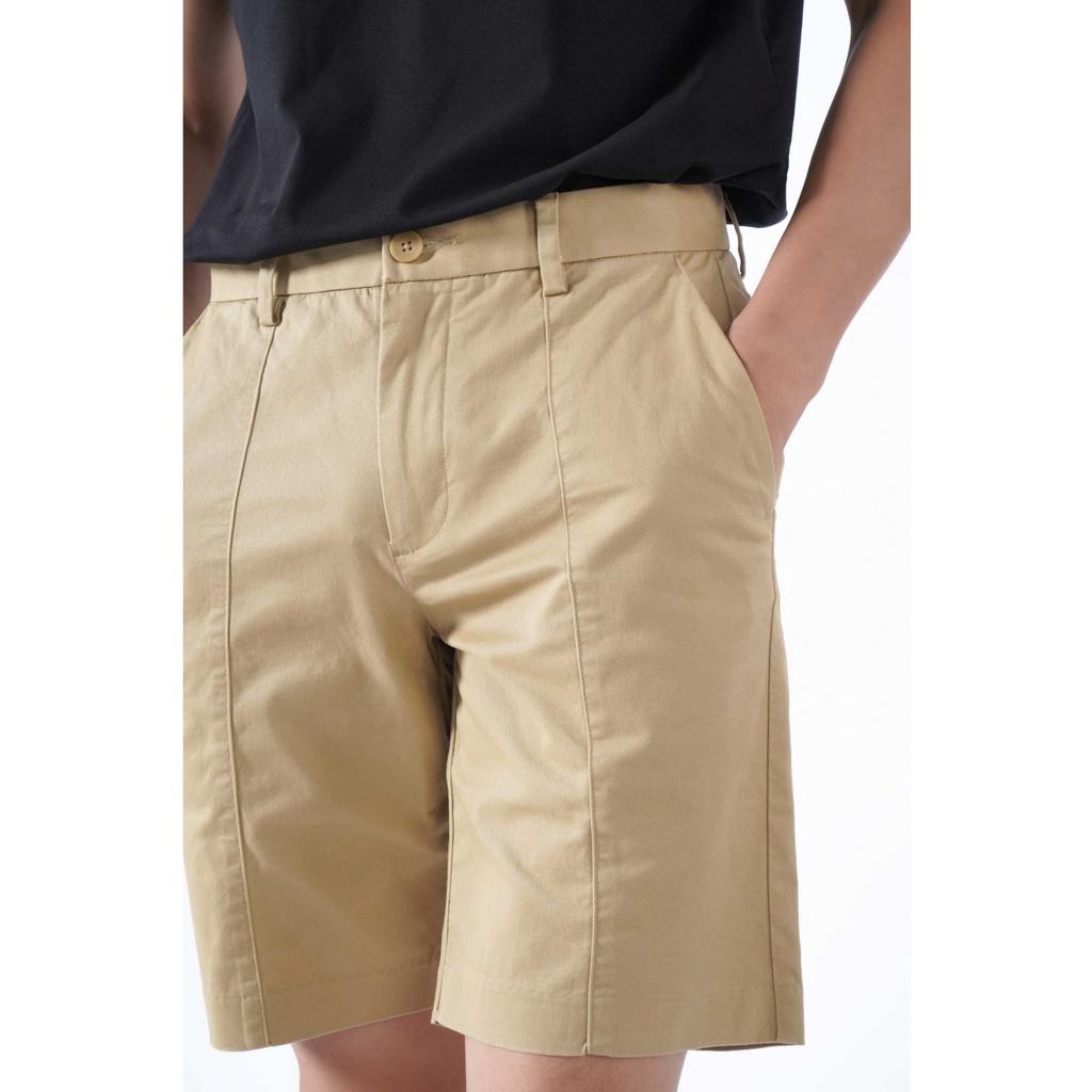 QUẦN SHORT KAKI rã thân trước. STRAIGHT FORM - 10S21PSH010 LASTORE MENSWEAR