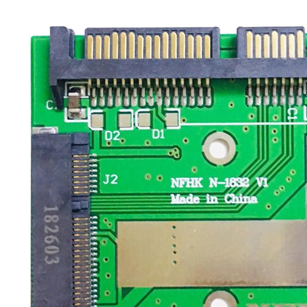 MSATA 5cm Length SSD Drive to SATA 3.0 Adapter Card Module Conversion Board