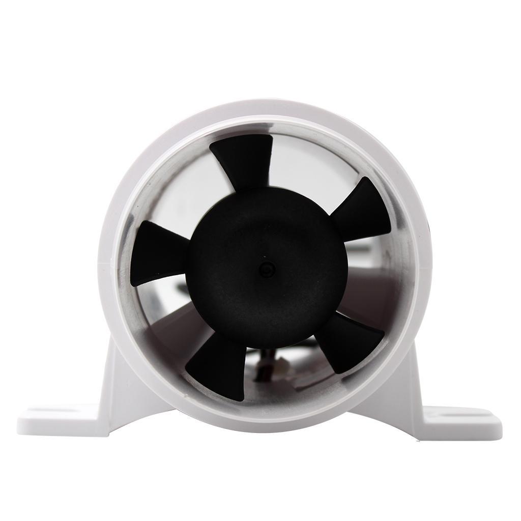 3" Marine Bilge Air Blower 24V 145 CFM Quiet Boat White