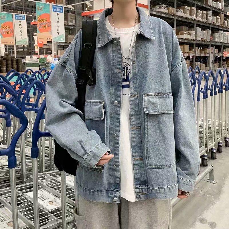 Áo Khoác Denim Tay Dài Thời Trang Dành Cho Nam
