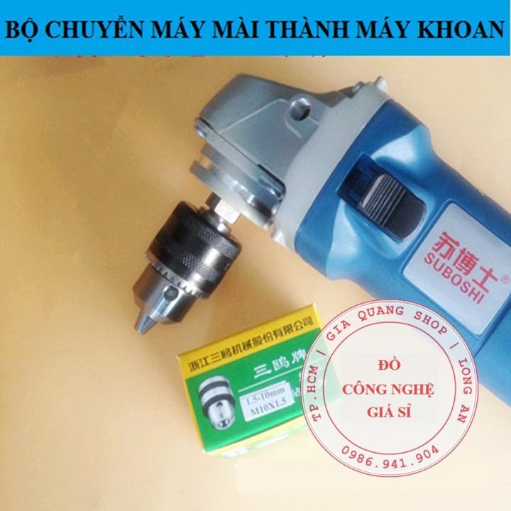 Bộ chuyển máy mài thành máy khoan