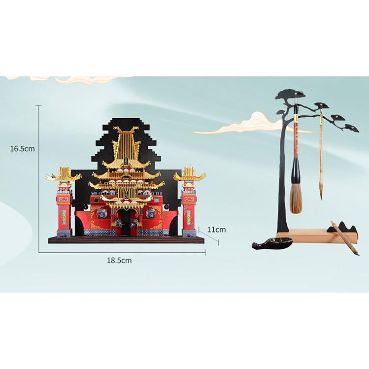 Mô hình lắp ghép kim loại 3d long môn