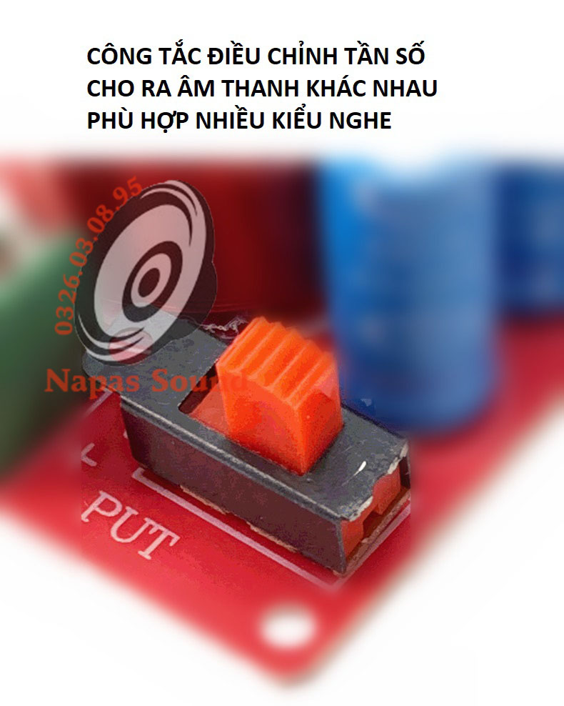 MẠCH LỌC LOA TOÀN DẢI CHẤT LƯỢNG - GIÁ 2 MẠCH - MẠCH PHÂN TẦN CHO LOA TOÀN DẢI