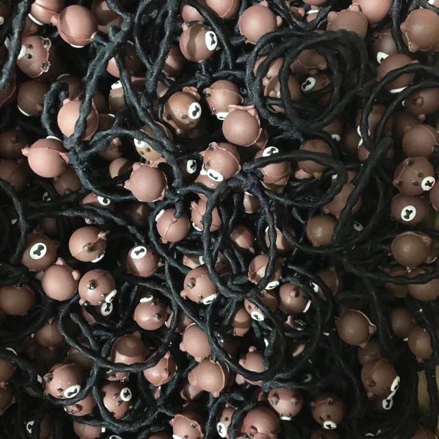 Cột tóc cho bé - cột tóc doremon