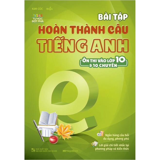 Sách Bài tập hoàn thành câu tiếng Anh