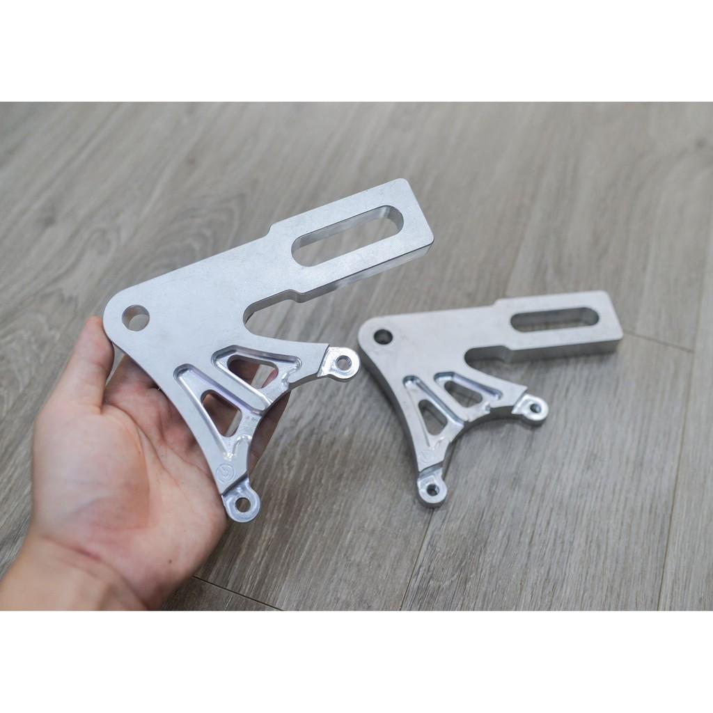 PAD PHANH DÀNH CHO YAMAHA TFX 150 đĩa sau 2 Pits đối xứng. Pad phanh CNC Nguyên Khối
