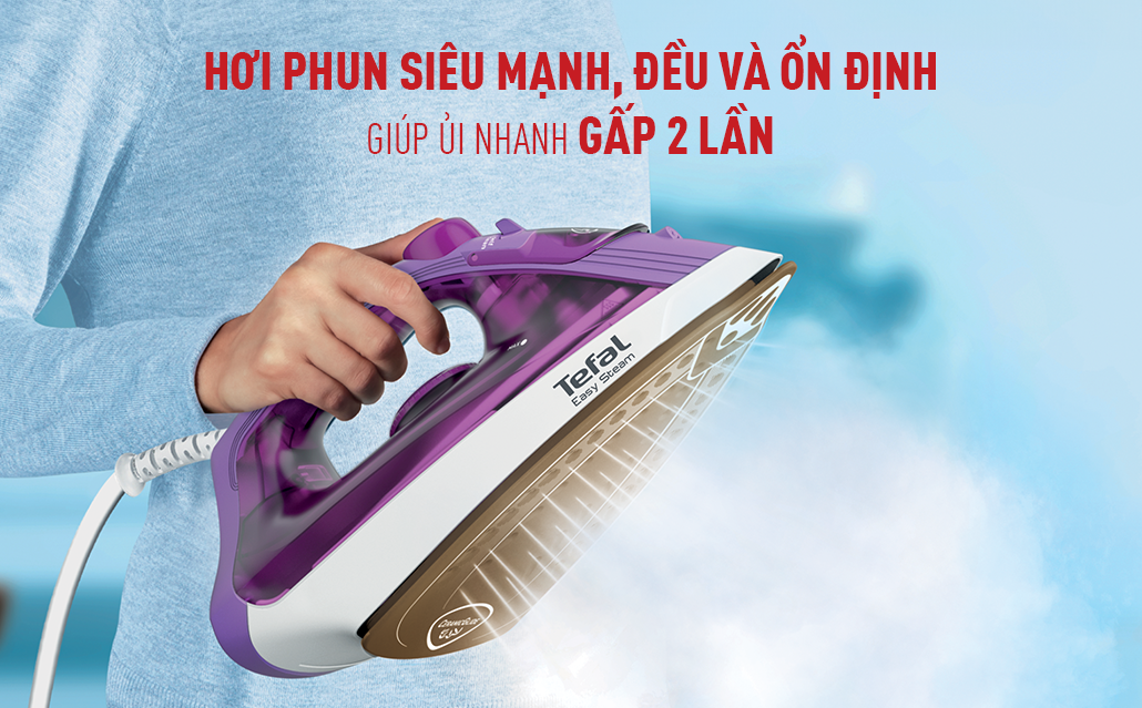 Bàn ủi hơi nước Tefal FV1955E0 - Hàng chính hãng