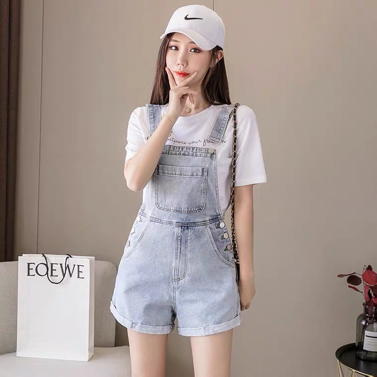 Quần yếm nữ Julido Store, mẫu yếm ngắn theo xu hướng mới nhất YN02 - M22 size S