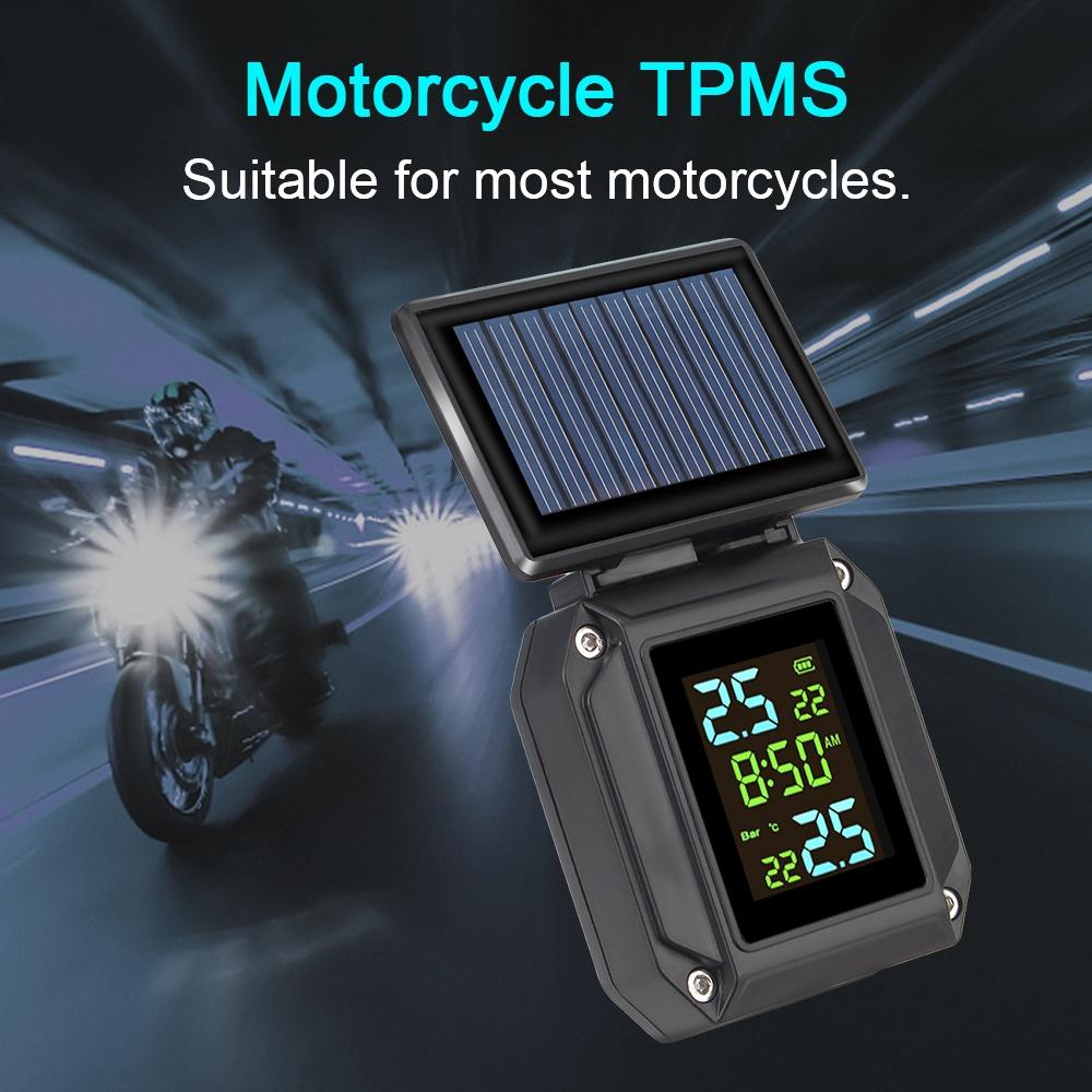 Hệ thống giám sát suất bánh xe 2 cảm biến không dây TPMS có màn hình LCD