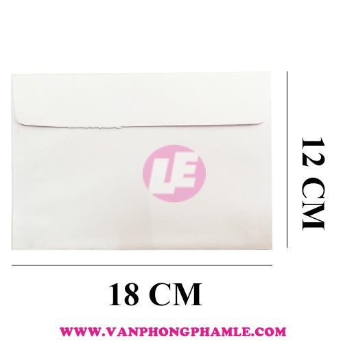 Bao thư trắng 12 x 18 cm Định lượng 80