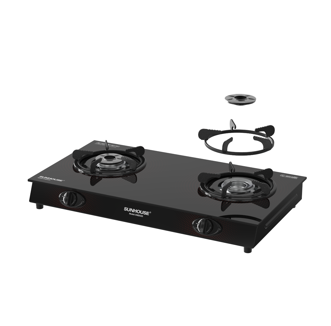 BẾP GAS DƯƠNG KÍNH SUNHOUSE SHB2025 - Hàng Chính Hãng
