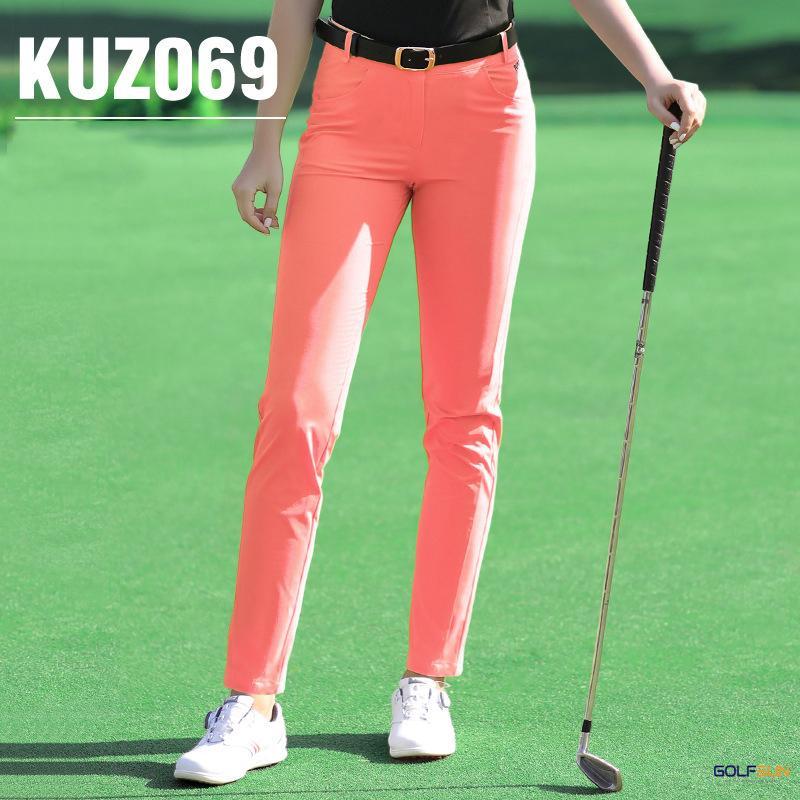 Quần dài nữ đánh Golf chính hãng PGM - KUZ069 - Chất liệu 86% sợi Po + 14% spandex cao cấp, bền đẹp