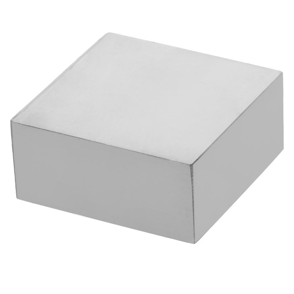 Solid Metal Bench Block Jewelers Silversmiths Anvil Flat Square