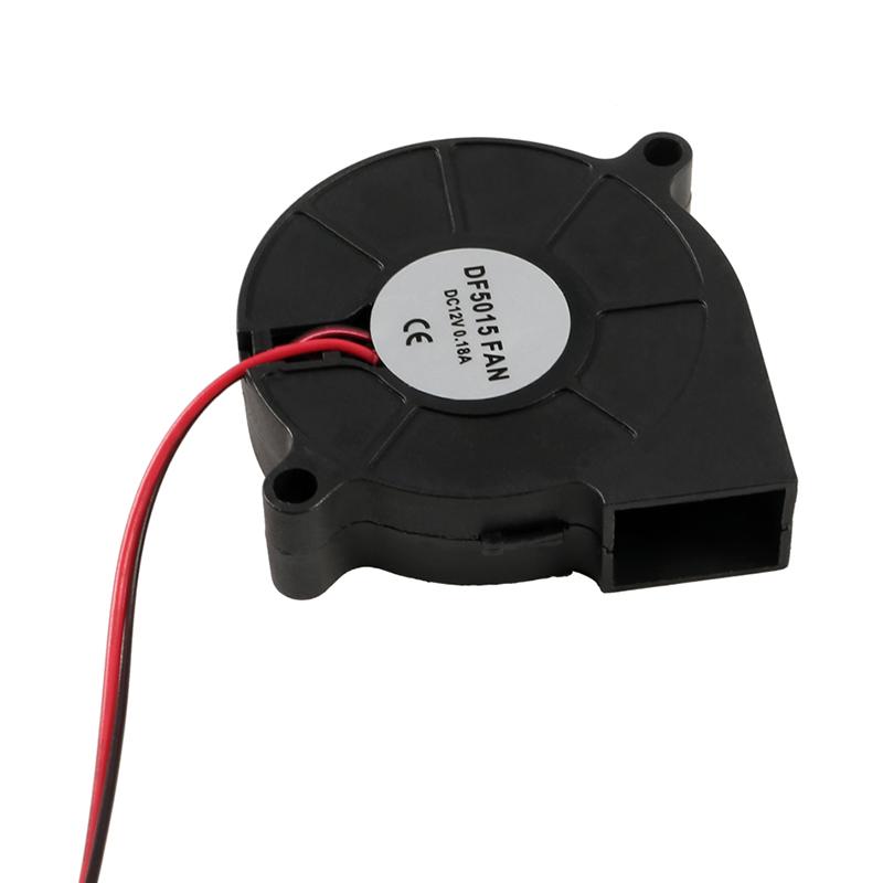 2PCS 5015 quạt 12V 24V quạt quạt làm mát làm mát Turbo quạt 2 pin Máy in 3D cho ANET A8 A6 Bộ phận máy in 3D