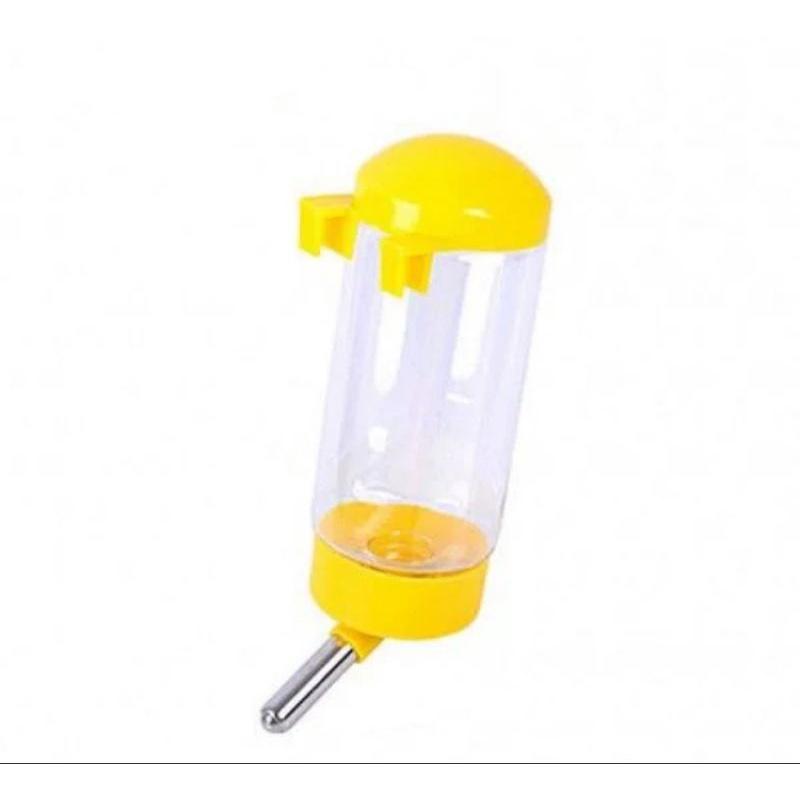 Bình nước tự động, bình đựng nước treo chuồng chó mèo, nhựa, inox 400ml