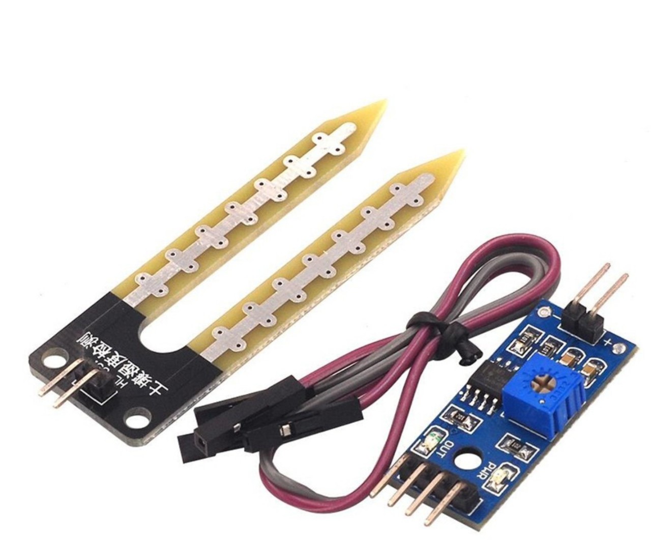 Bộ DIY Máy Bơm Tưới Cây Tự Động Sử Dụng Cảm Biến Độ Ẩm Đất ráp sẵn kèm pin 18650
