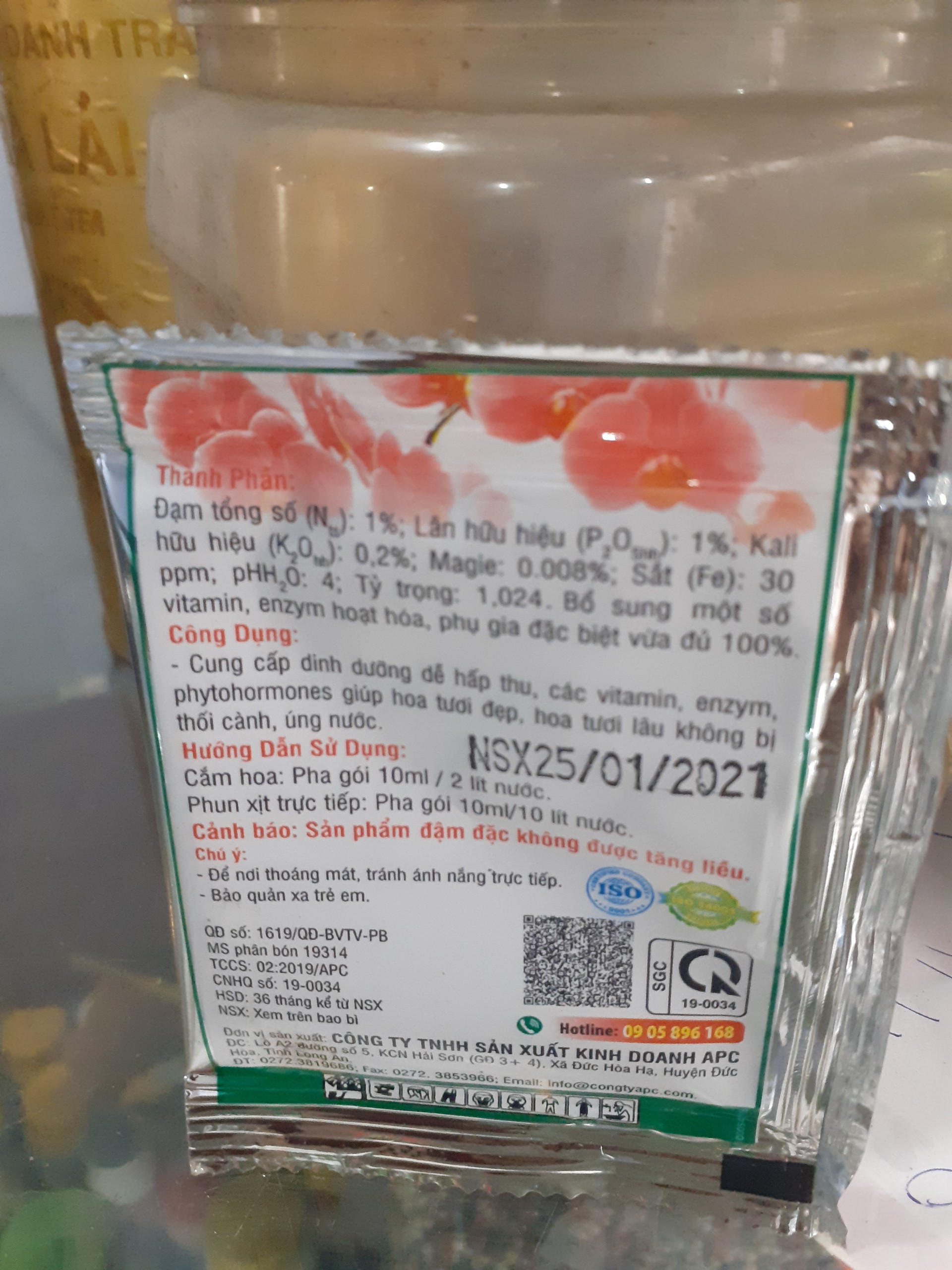 Combo 5 gói dưỡng hoa tươi lâu .