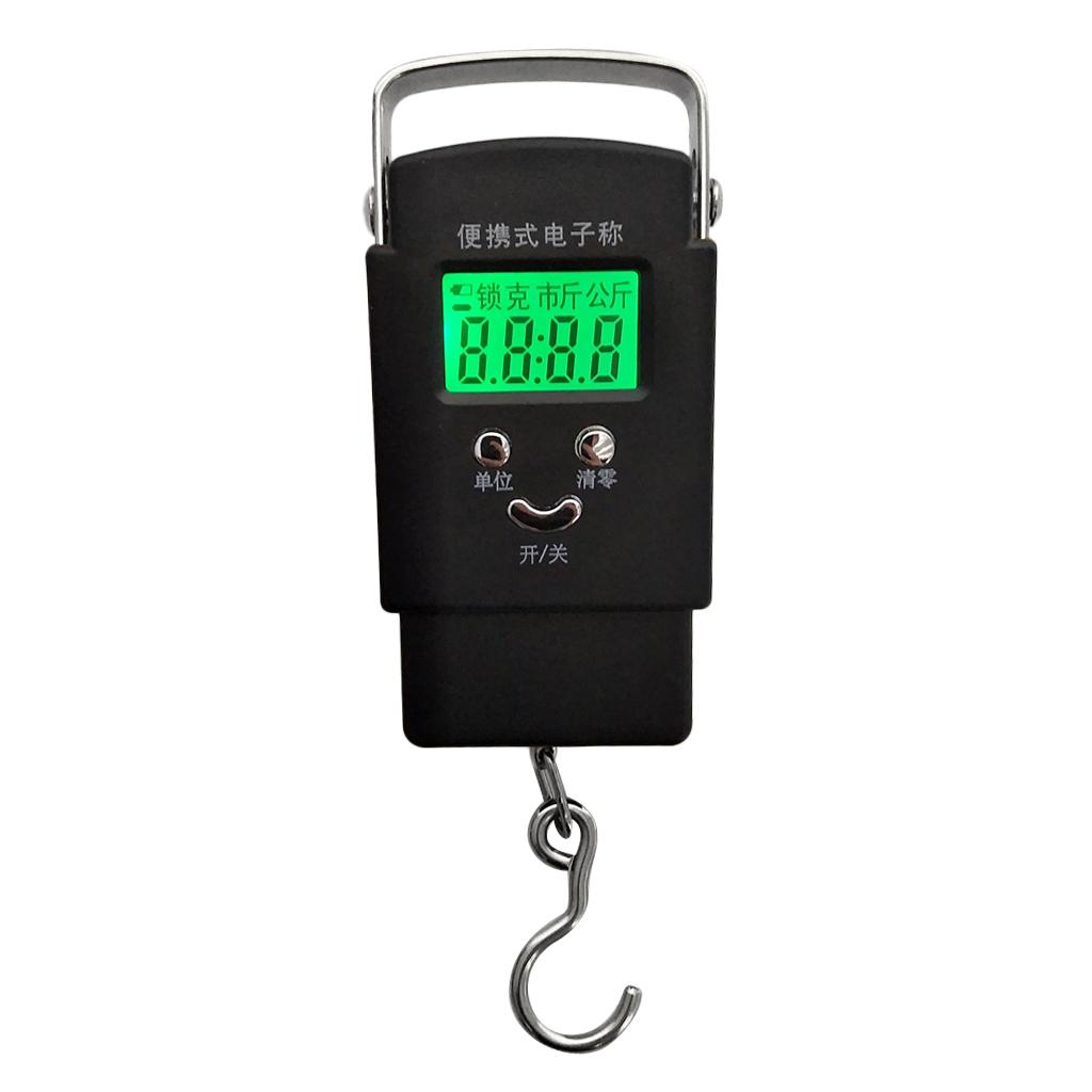 LCD Electronic Balance Digital Fishing Hook Hanging Scale Green Backlight