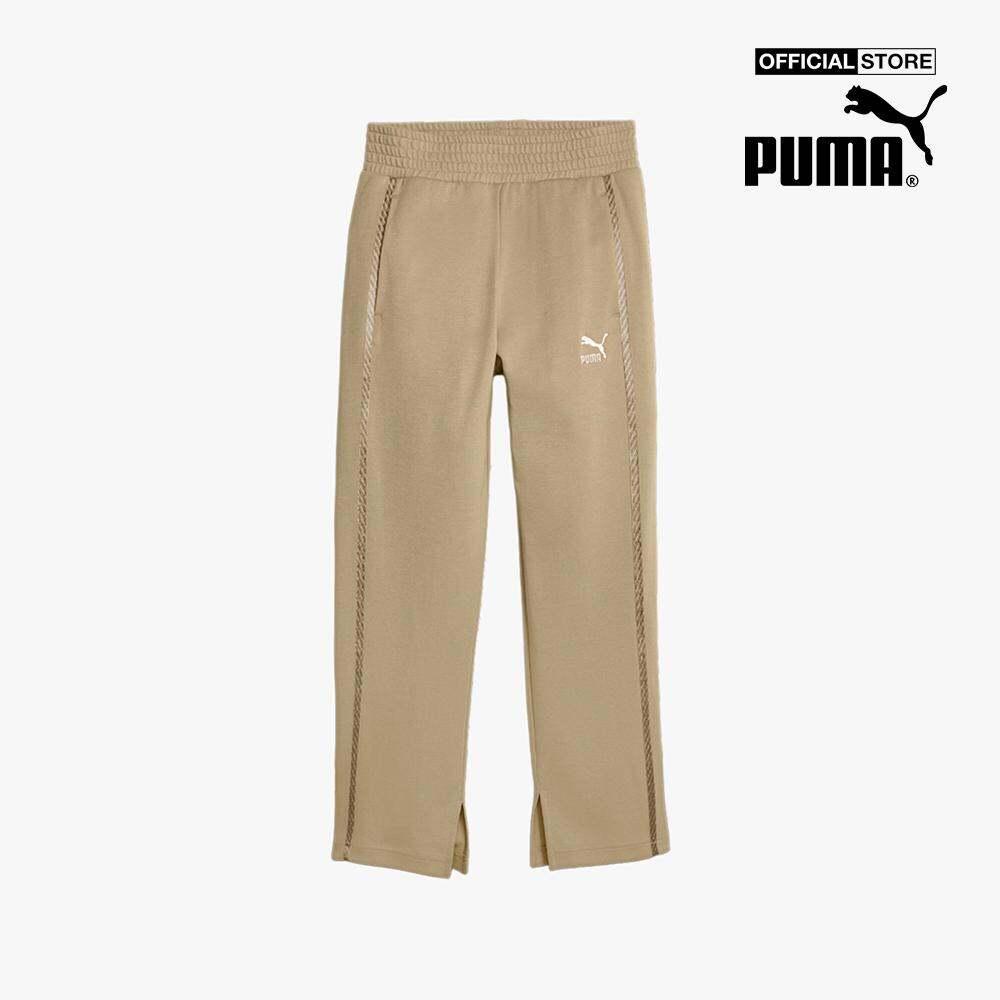 PUMA - Quần dài tập luyện nữ lưng thun T7 621467