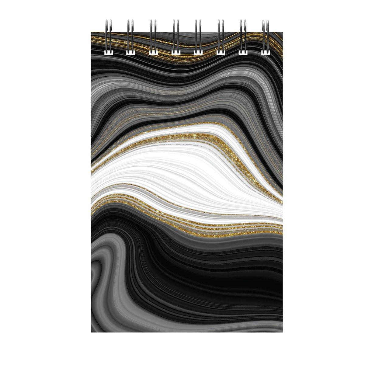 Sổ Lò Xo Bìa Cứng Marble B7 - Không Kẻ Có Chấm - 160 Trang 80gsm - The Sun 04