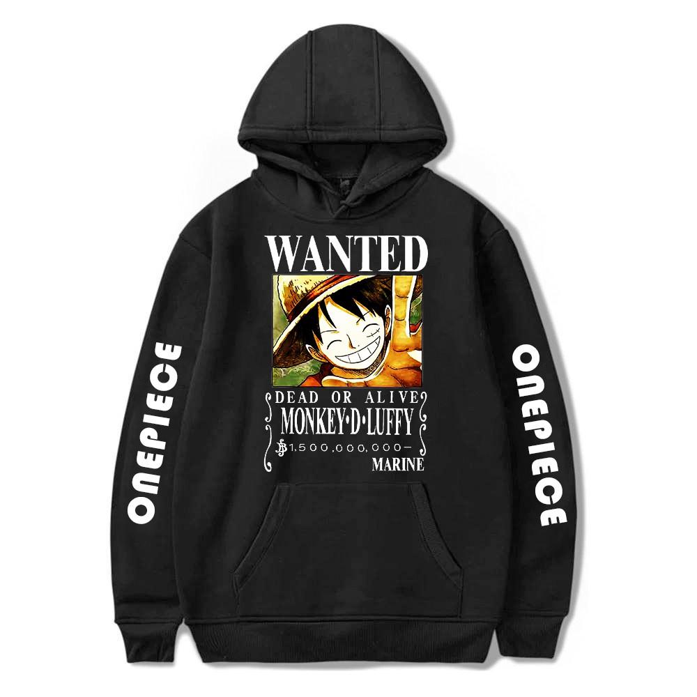 Áo Hoodie One Piece Luffy truy nã cực chất giá siêu rẻ