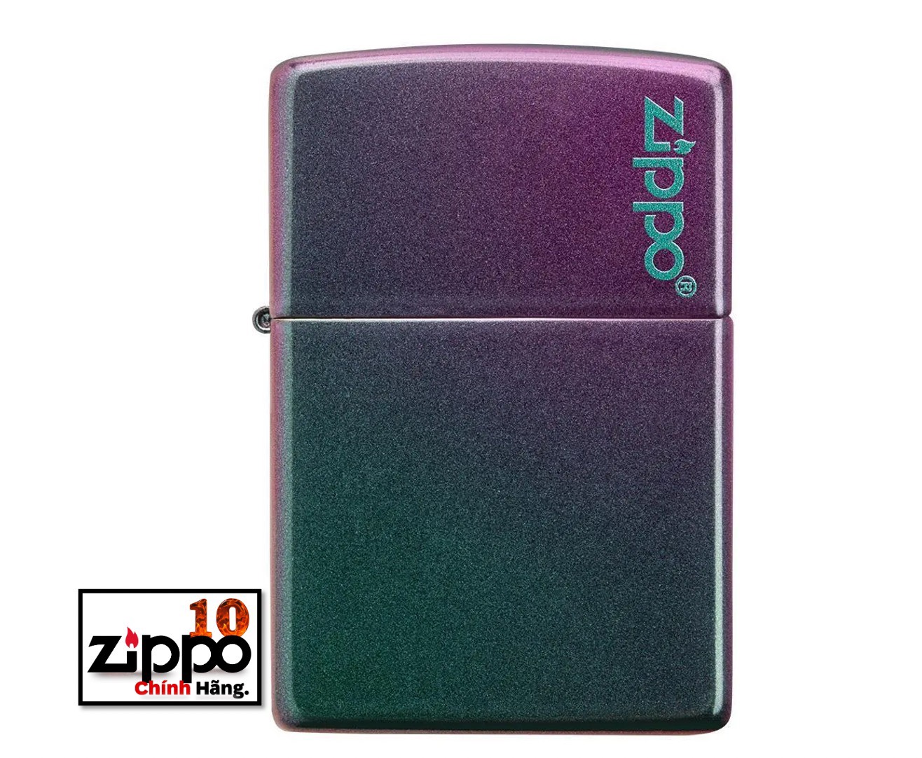 Bật lửa Zippo 49146ZL  Iridescent Logo -Chính hãng 100%