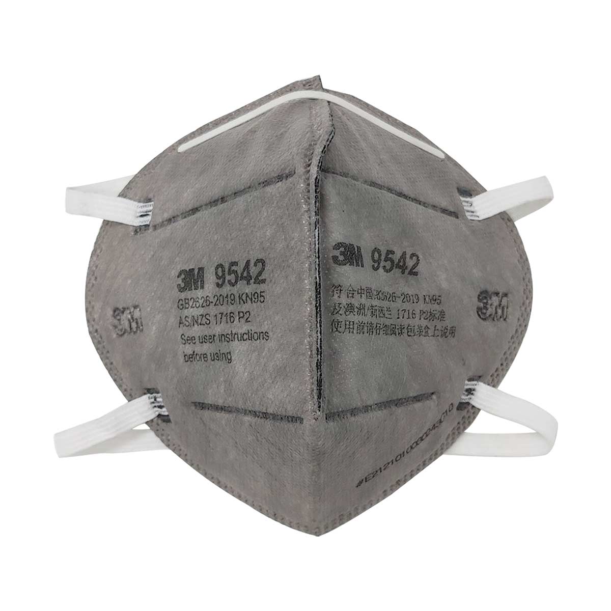 Khẩu trang lọc bụi và hơi hóa chất 9542 3M, tiêu chuẩn KN95, lọc tối thiểu 95%