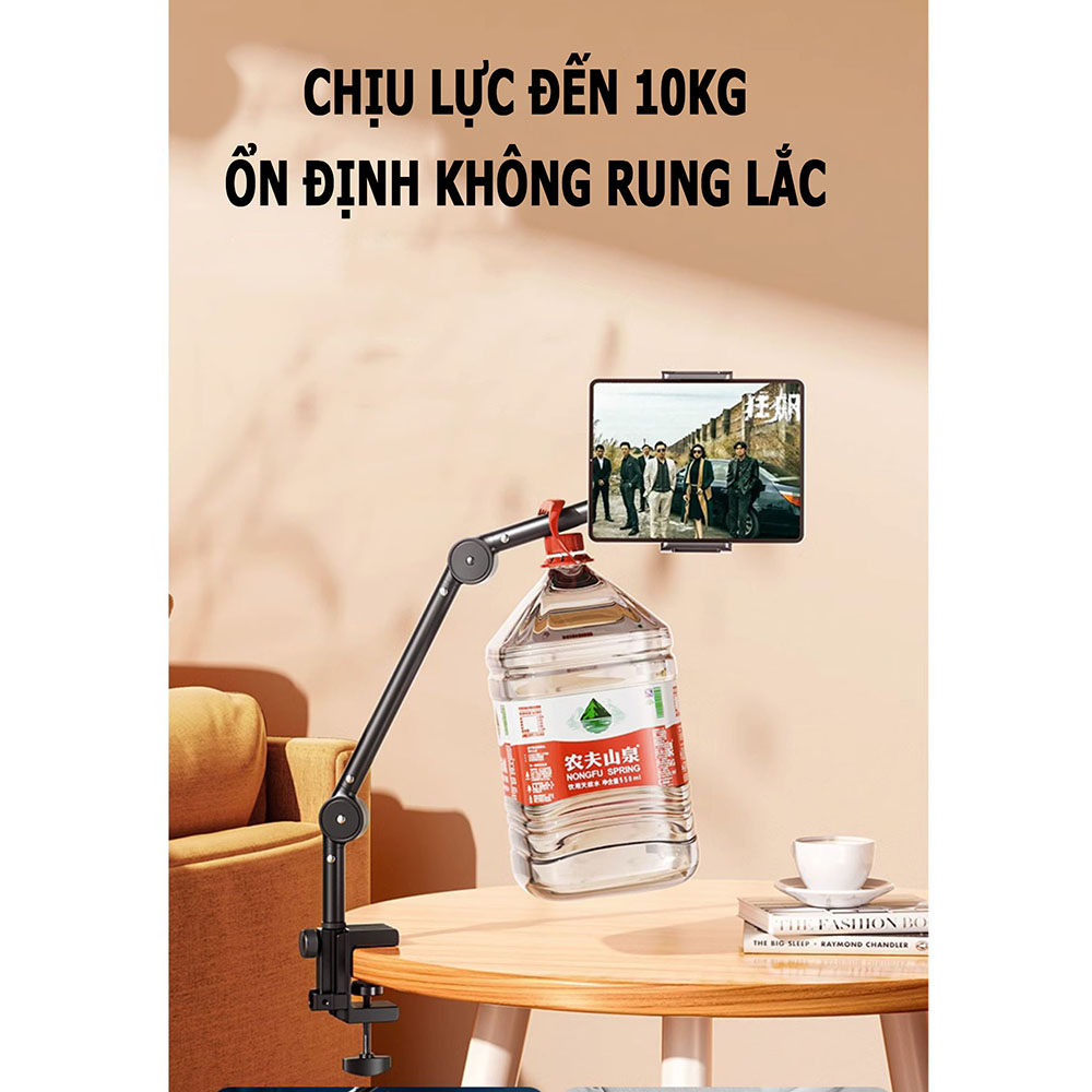 Giá Đỡ Điện Thoại Máy Tính Bảng Kẹp Cạnh Bàn Học; Giá Đỡ Gắn Đầu Giường Ngủ; Cây Xem Phim Quay Phim- hàng nhập khẩu