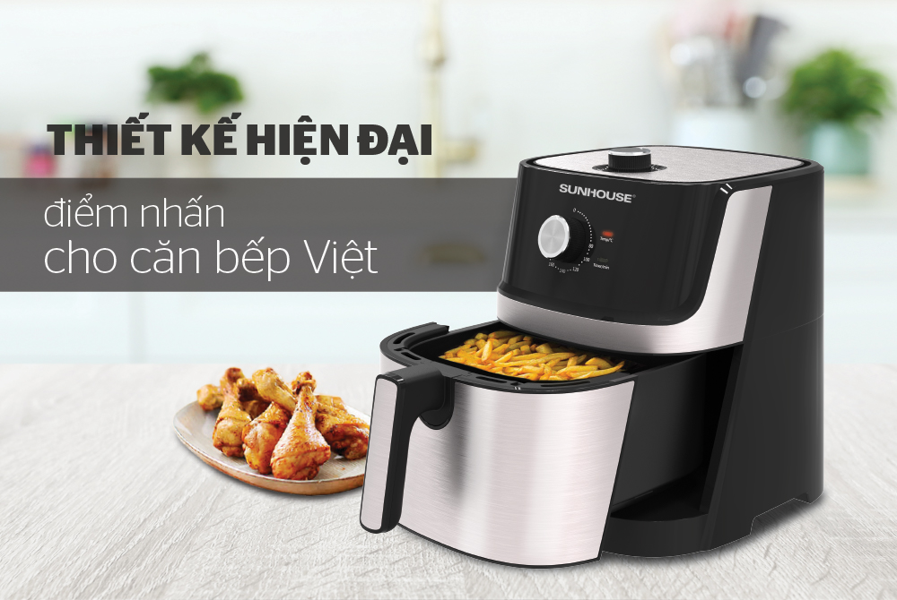 Nồi Chiên Không Dầu Sunhouse SHD4027 - Hàng chính hãng