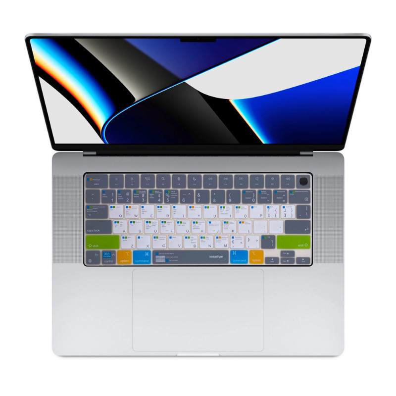 Lót Phím Bản Phím Tắt MacOS Innostyle Keyguard Navigator Dành Cho Macbook Air/Pro 13 inch 2020, M1, Pro 16 inch 2019, Pro 14/16 inch 2021 - Hàng Chính Hãng