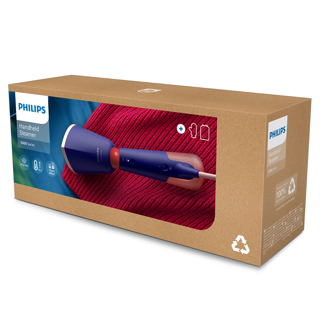 Bàn Ủi Hơi Nước Cầm Tay PHILIPS STH5030/20 - Hàng chính hãng