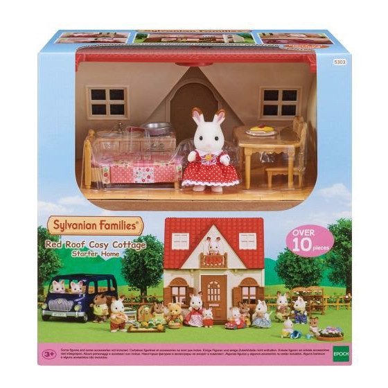 Đồ chơi nhập vai Nhà Thỏ Cosy Cottage Mái Ngói Đỏ Sylvanian Families