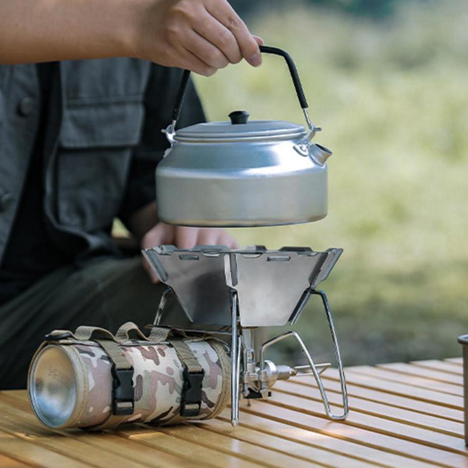 Folding Outdoor Windscreen Burner Windshield for Cooking Picnic