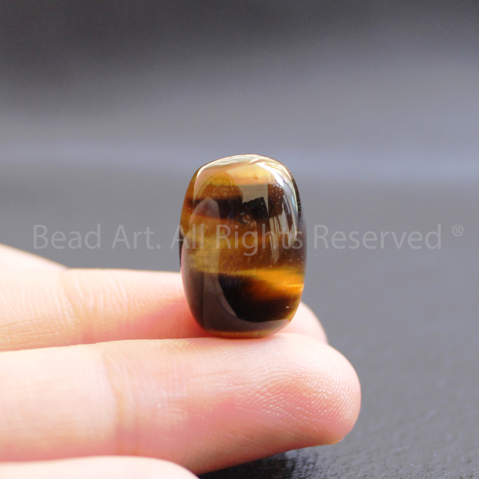 16x12MM Mắt Hổ Vàng Nâu Tự Nhiên Loại A, Mệnh Thổ, Kim, Đá Phối Vòng Tay Phong Thuỷ, Chuỗi Hạt, Mặt Dây Chuyền - Bead Art