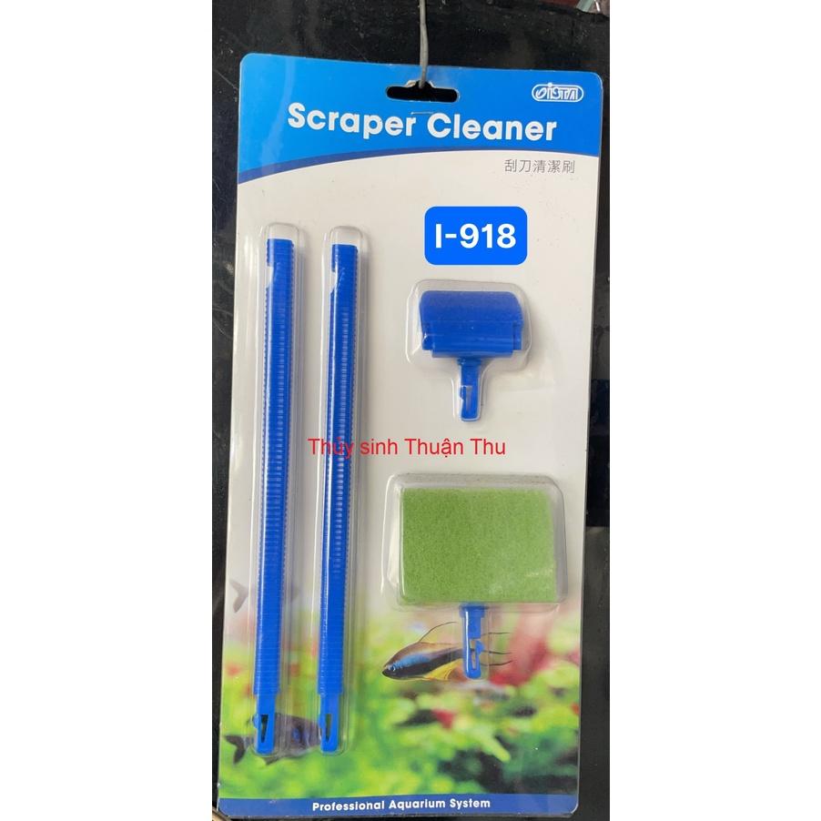 Cây chà kính cạo rêu vệ sinh bể cá hồ thủy sinh 2 trong 1 - 918 Scraper Cleaner