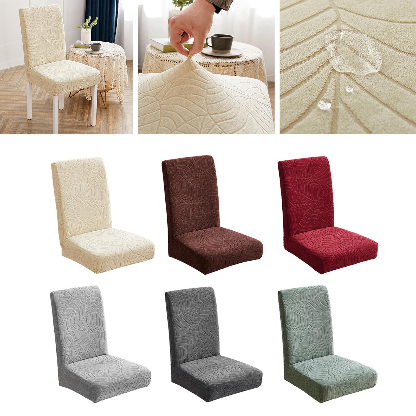 Dining Chair Covers Washable Chair Slipcover Removable Protector Green