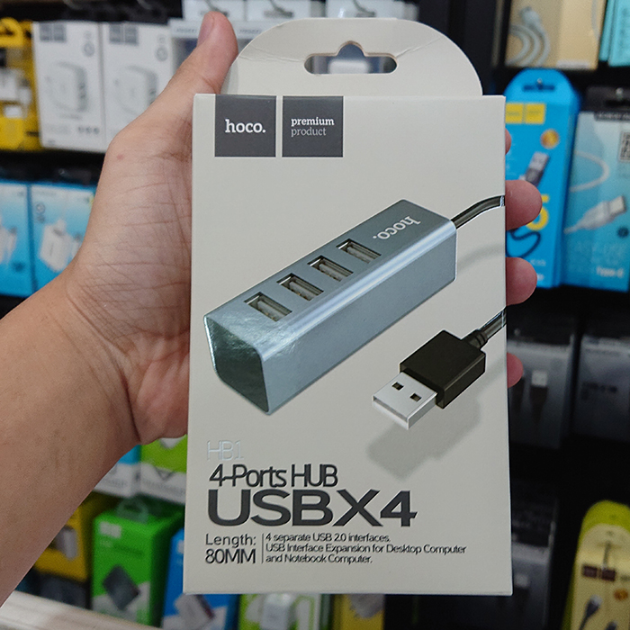 Hub USB 4 Port Hoco ( Hàng chính hãng )